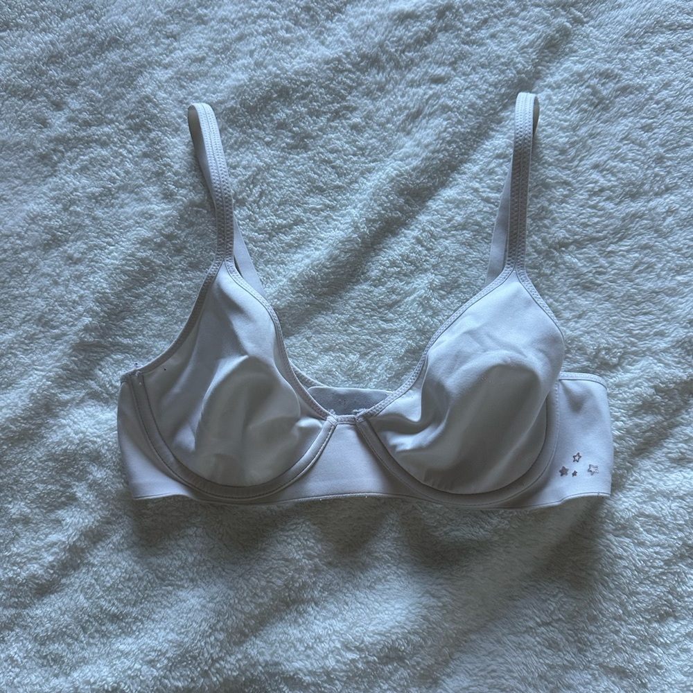 Aerie Classic White Underwire Bra